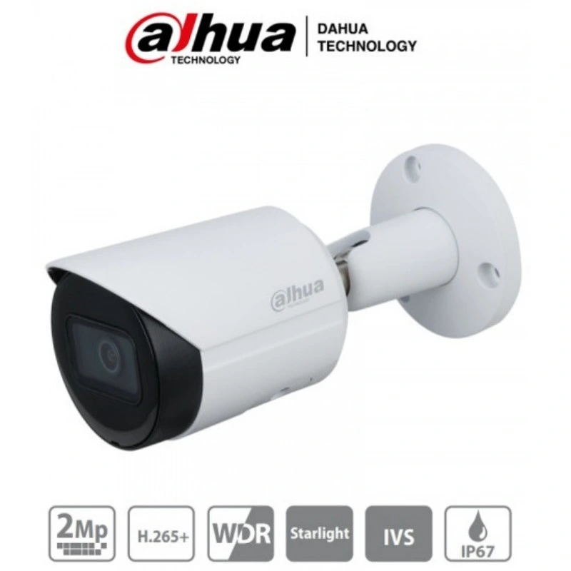 2MP Dahua CCTV Fixed-Focal Bullet Network Starlight Hdcvi IR Eyeball Spy Camera