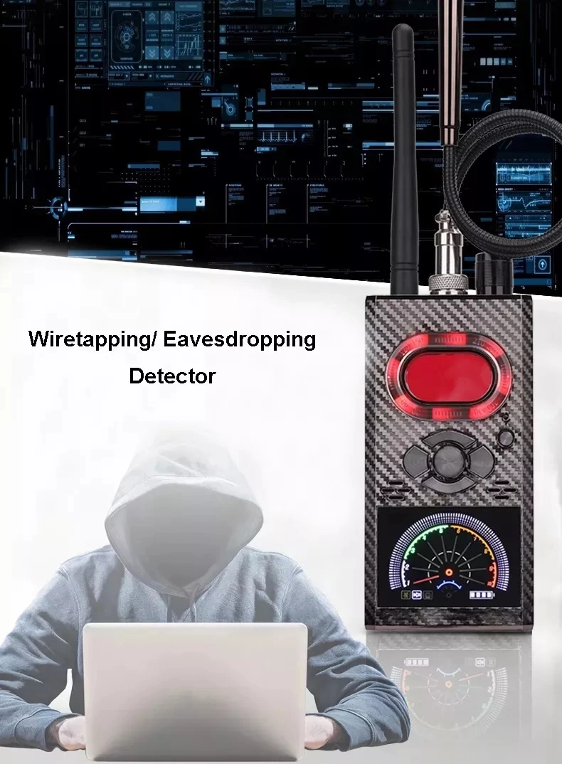 Available Upgraded K99 Anti Spy Bug Detector RF Scanner Alarms GSM GPS FM VHF UHF Wireless Signal Detector