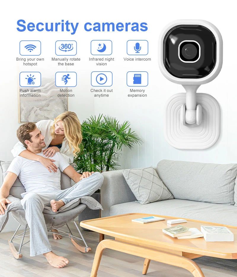 Mini WiFi PIR Body Alarm Smart Home Smallest Camera Full HD Micro Camcorder Wireless Infrared CCTV Hidden Spy Camera (wc002A3)