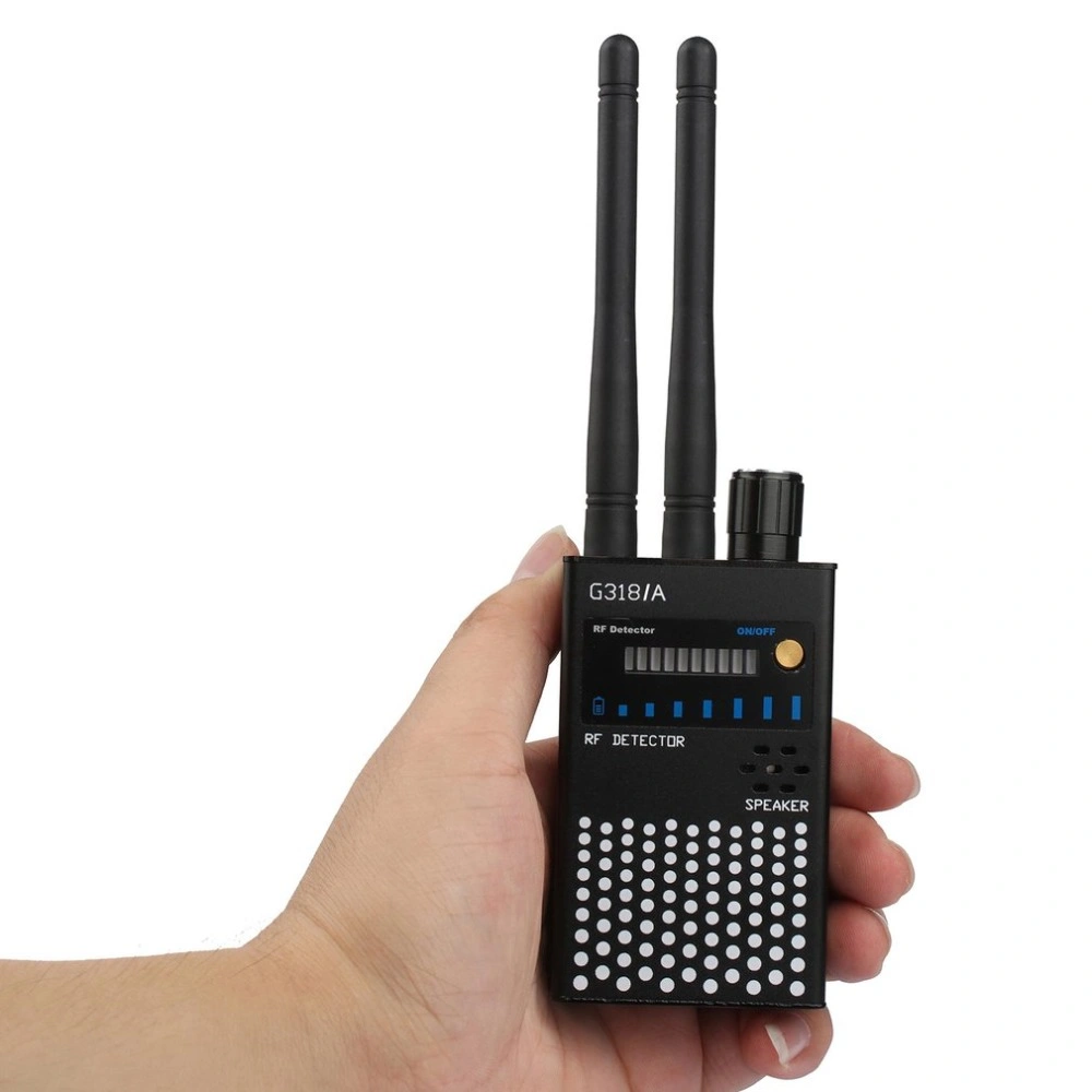 Full Frequency Anti Wiretapping RF Signal Detector Beep Sweeper GPS Bug Detector Anti-Inteference Detector