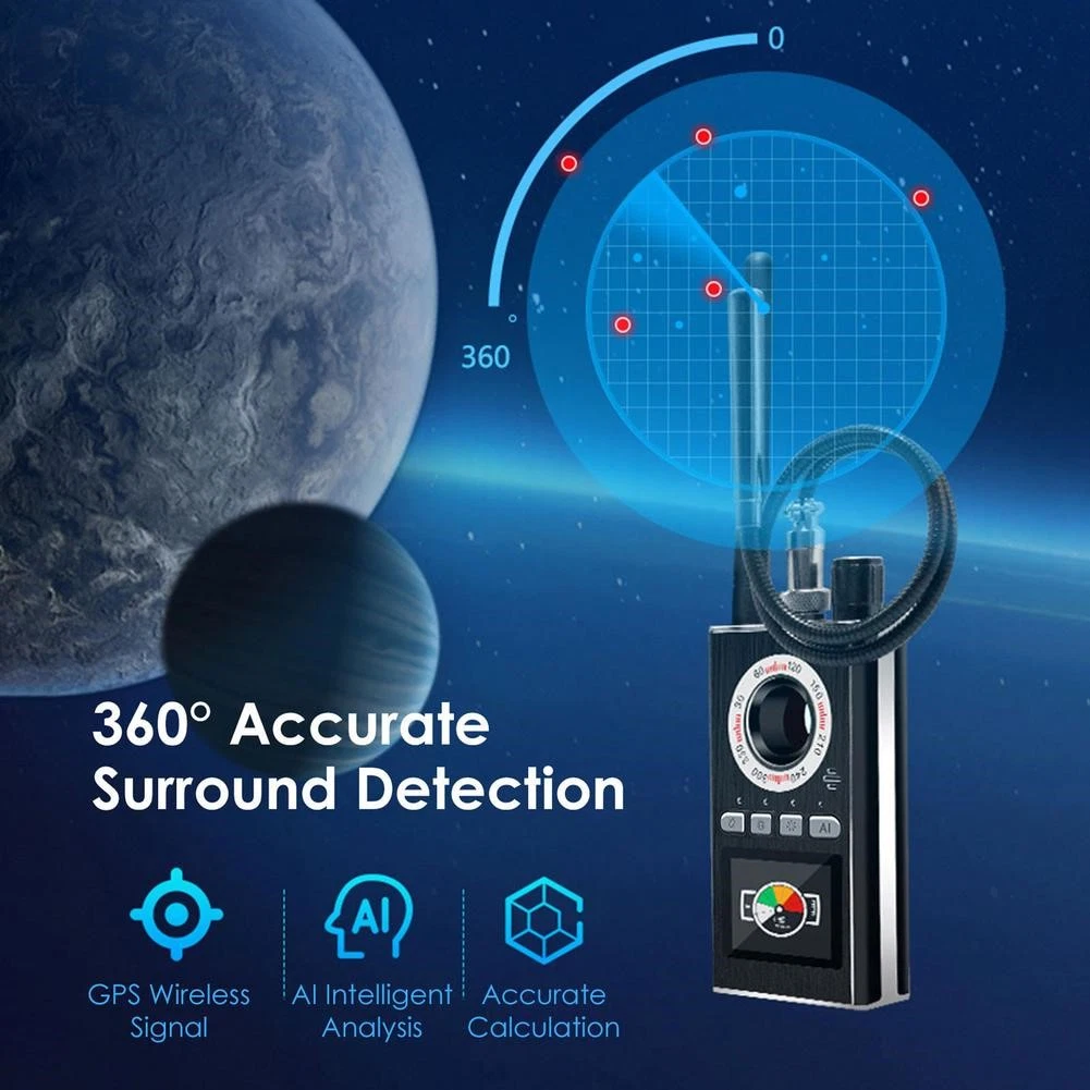 Multifunctional GSM Audio GPS Tracking Counter Spy Camera