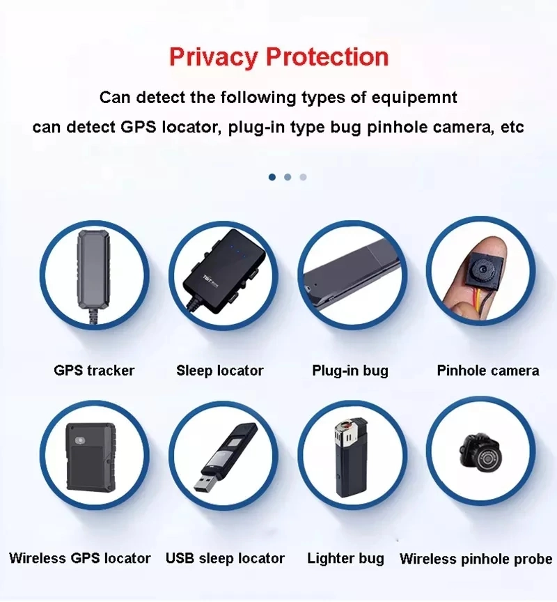 Available Upgraded K99 Anti Spy Bug Detector RF Scanner Alarms GSM GPS FM VHF UHF Wireless Signal Detector