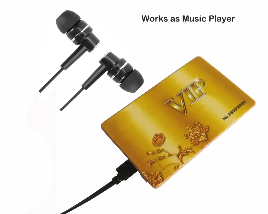 VIP Card Voice Activated Hidden Card Audio Voice Recorder