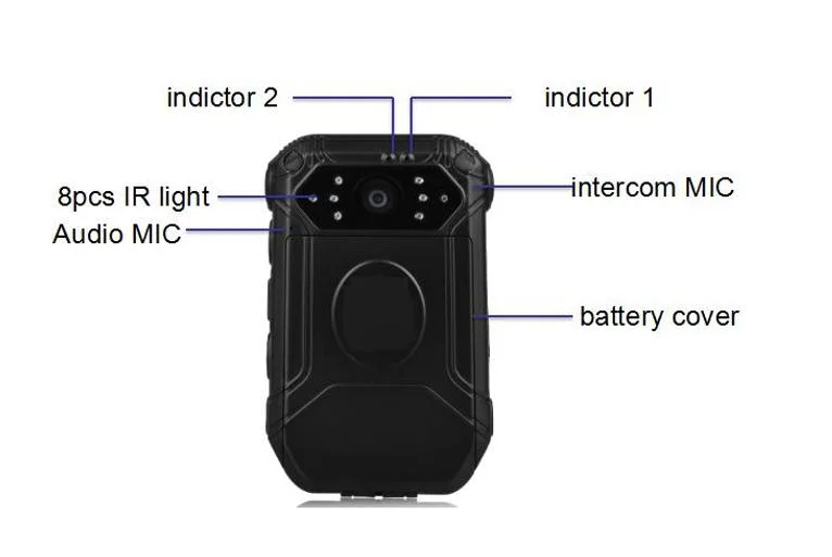 HD Mini Wearable Camera Video Audio Recorder (ZP605)